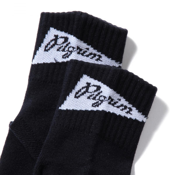 Pilgrim Surf Supply Pennant 3/4 Socks White