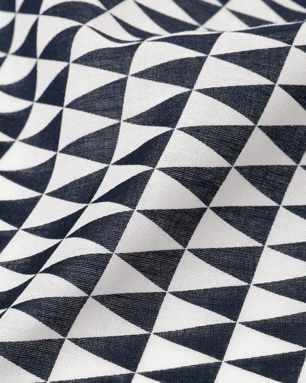 Pilgrim Surf Supply Pennant Check Bandana Navy