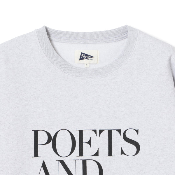 Pilgrim Surf Supply Poets And Artists Crew Ash