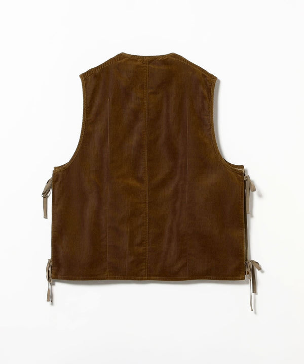 Pilgrim Surf Supply Raff Corduroy Vest Brown