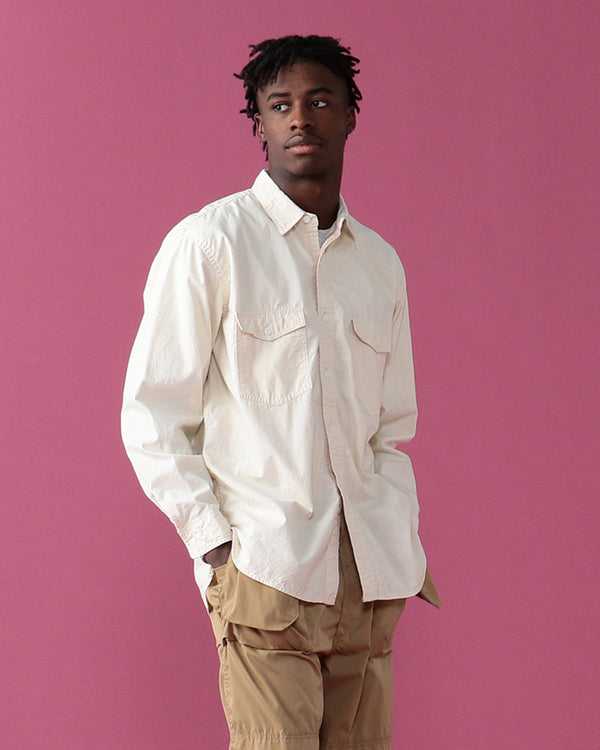 Pilgrim Surf Supply Rucker Chambray Shirt Natural