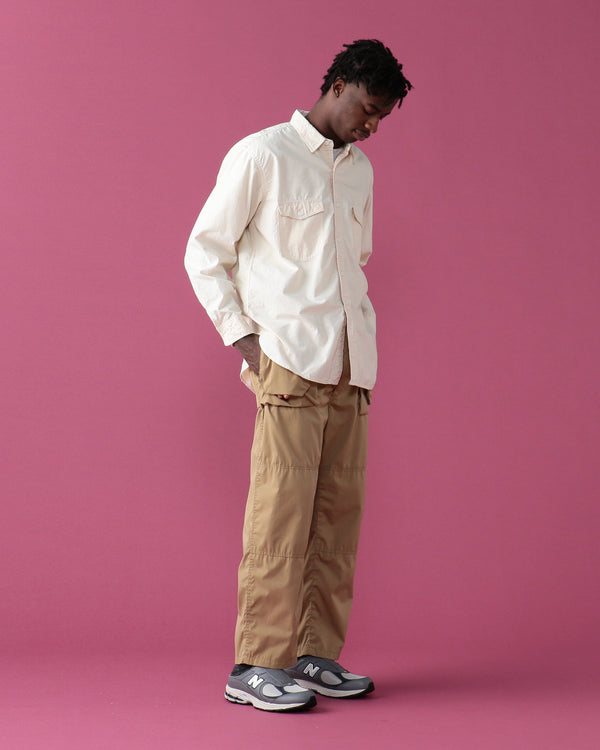 Pilgrim Surf Supply Rucker Chambray Shirt Natural