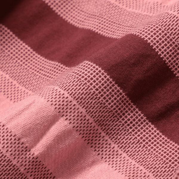 Pilgrim Surf Supply Skip Stripe LS Tee Pink