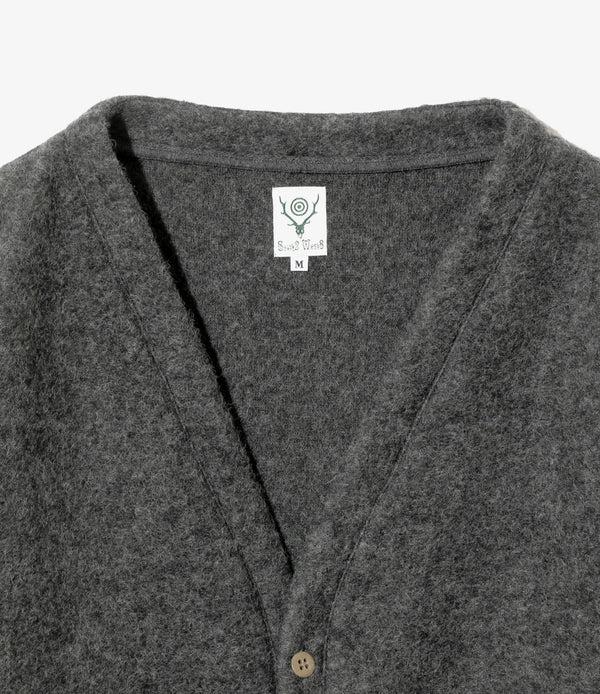 Pilgrim Surf Supply SS V-Neck Cardigan Purple