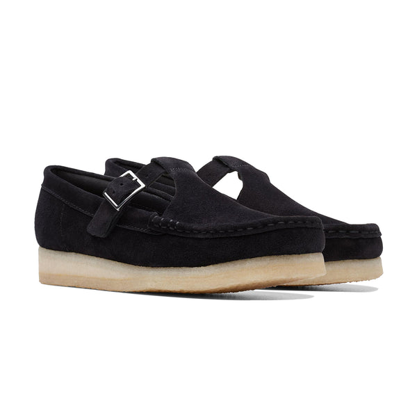 pilgrim surf supply Wallabe T Bar Black Suede