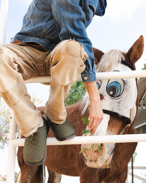 Pilgrim Surf Supply Westward Clog Olive-Black