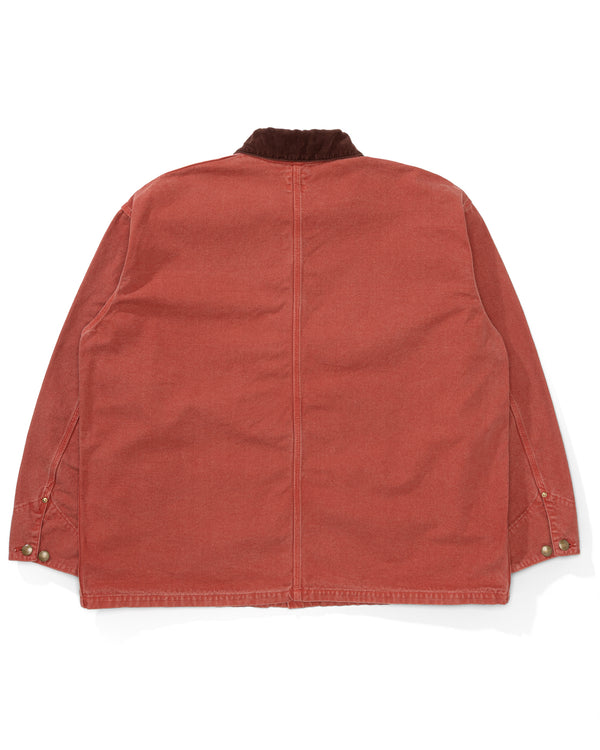 Pilgrim Surf Supply Relax Fit Oxford Coverall Army Green