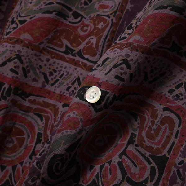 Pilgrim Surf Supply Sam Printed Short Sleeve Shirt White