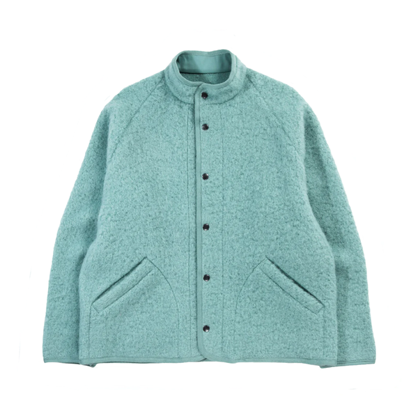 pilgrim surf supply Shaggy Wool Contour Jacket Turquoise