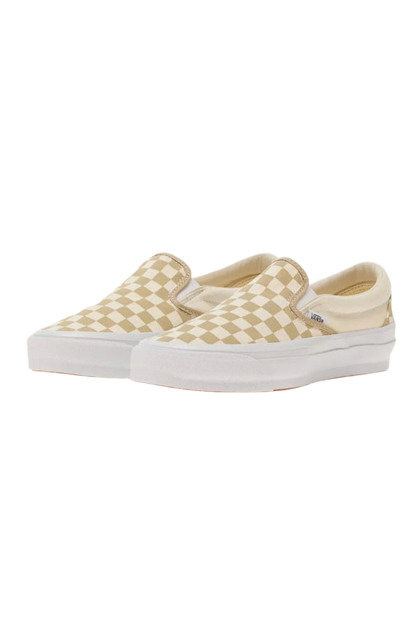 pilgrim surf supply Vans Classic Slip-On 98 LX Checkerboard Eucalyptus