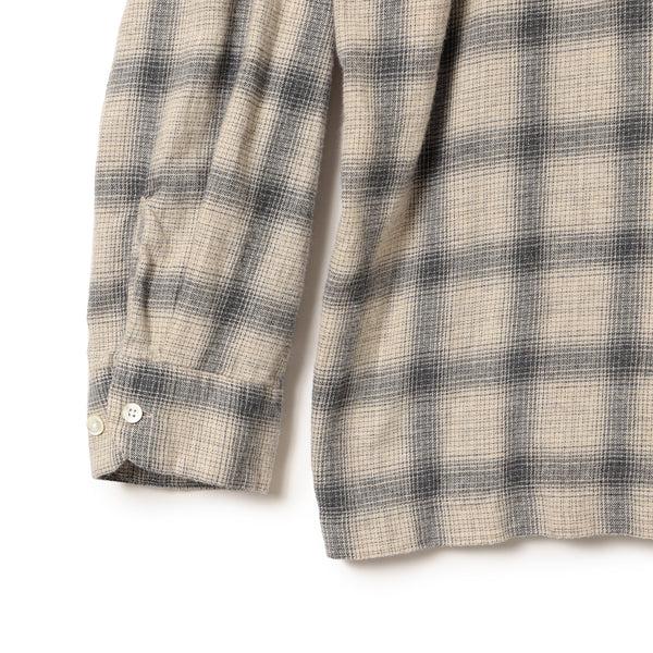 Pilgrim Surf Supply Vincent Melange Ombre Shirt Grey