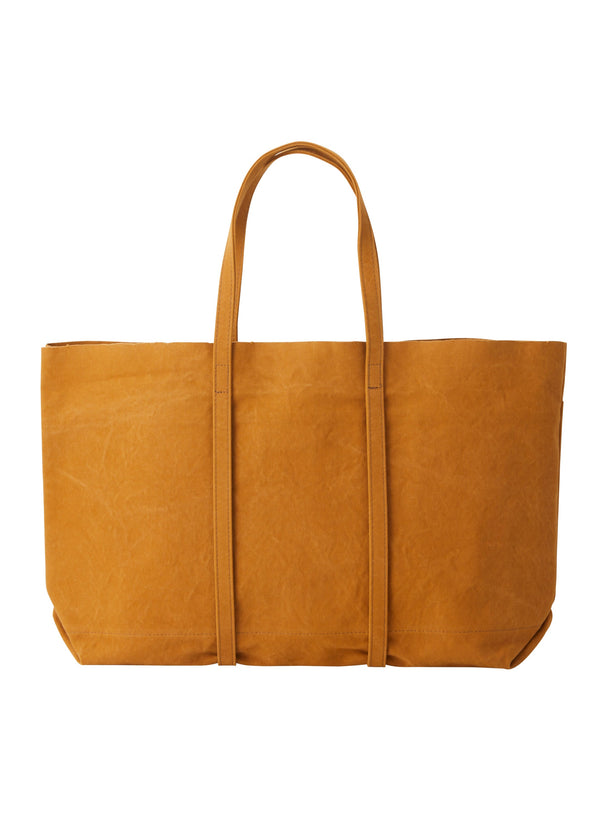 Pilgrim Surf Supply Washed Canvas 6 Pockets Tote Large Mustard