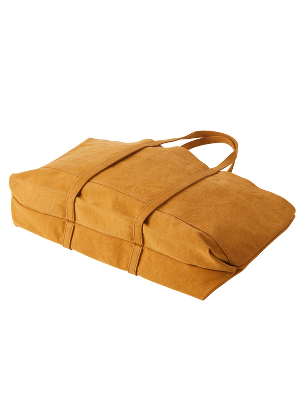 Pilgrim Surf Supply Washed Canvas 6 Pockets Tote Large Mustard