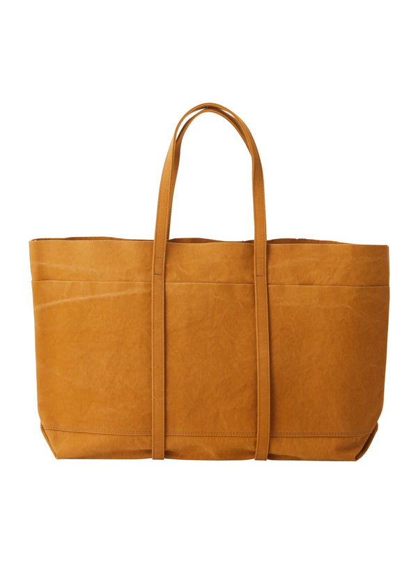 pilgrim surf supply Washed Canvas 6 Pockets Tote Large Mustard