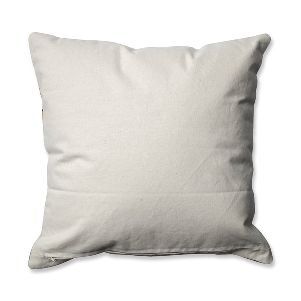 Pillow Perfect Checker Board Grey-Blue-Cream 16.5-Inch Throw Pillow