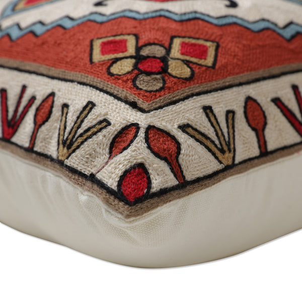 Pillow Perfect Embroidery Pillow #1 16.5-inch Throw Pillow