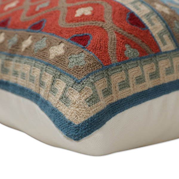 Pillow Perfect Embroidery Pillow #2 16.5-inch Throw Pillow