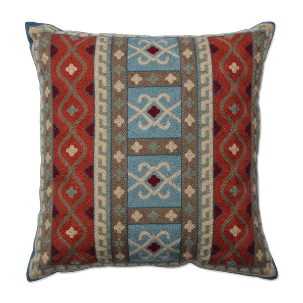 pillow perfect Embroidery Pillow #2 16.5-inch Throw Pillow