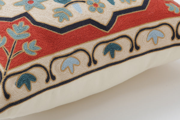 Pillow Perfect Embroidery Pillow #3 16.5-inch Throw Pillow