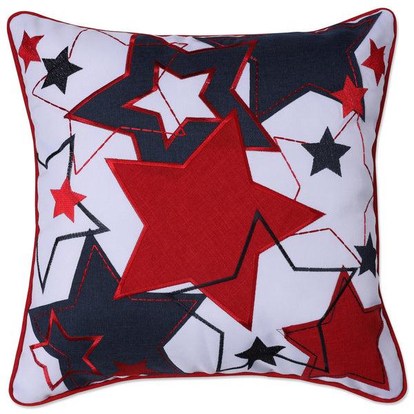 pillow perfect Fireworks Red White Blue 17-inch Throw Pillow