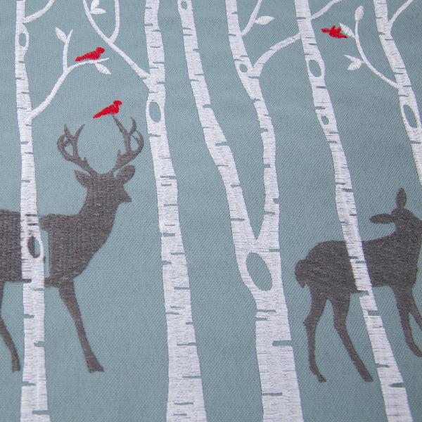 Pillow Perfect Indoor Christmas Woodland Deer 72-inch Table Runner