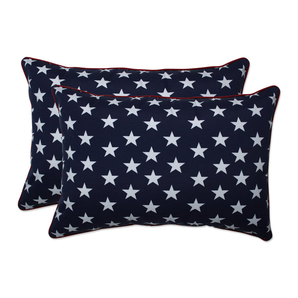pillow perfect Macey Americana Over-Sized Rectangular Throw Pillow (Set Of 2)