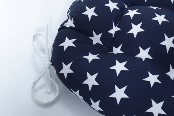 Pillow Perfect Macey Americana Reversible Chair Pad (Set Of 2)