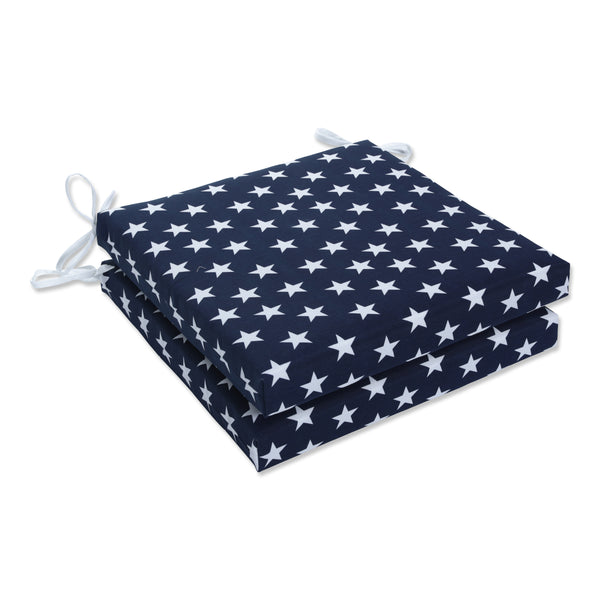 pillow perfect Macey Americana Squared Corners Seat Cushion 20X20X3 (Set Of 2)