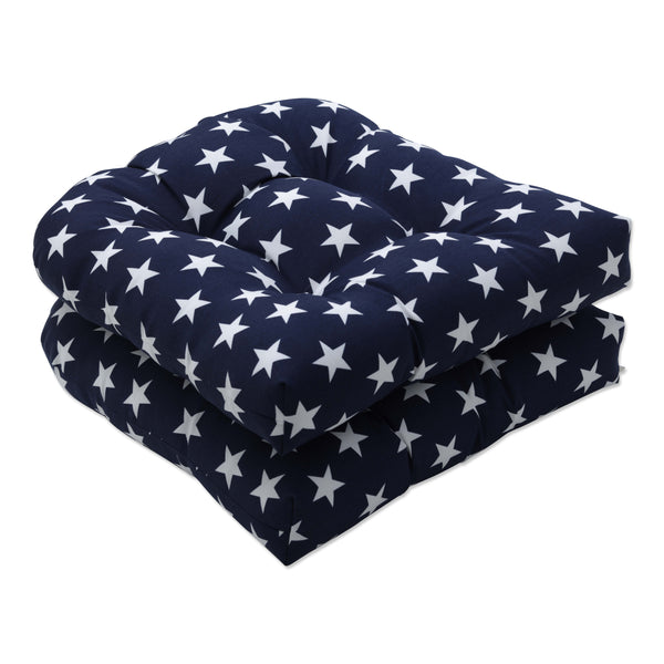 pillow perfect Macey Americana Wicker Seat Cushion (Set Of 2)
