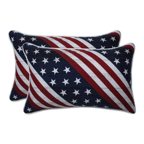 pillow perfect Major Americana Rectangular Throw Pillow (Set Of 2)
