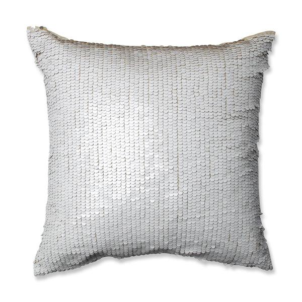 Pillow Perfect Mermaid Gold-White 18-Inch Throw Pillow