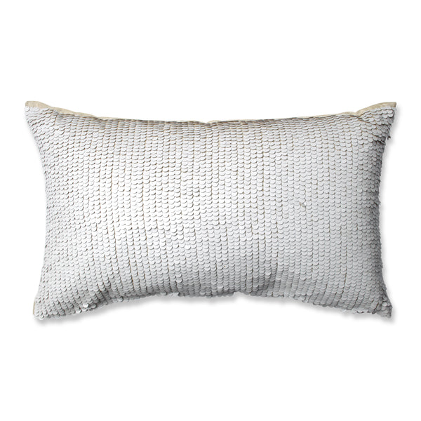 Pillow Perfect Mermaid Gold-White Rectangular Throw Pillow