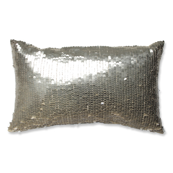 Pillow Perfect Mermaid Gold-White Rectangular Throw Pillow