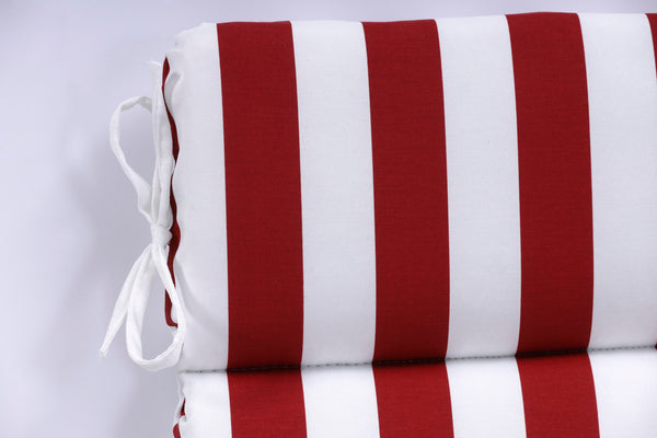 Pillow Perfect Midland Americana Red Rounded Corners Chair Cushion