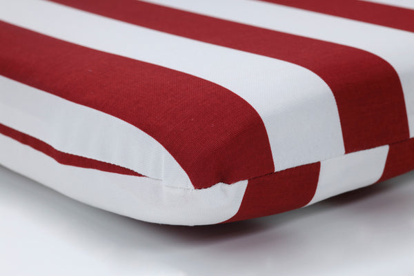 Pillow Perfect Midland Americana Red Rounded Corners Seat Cushion (Set Of 2)