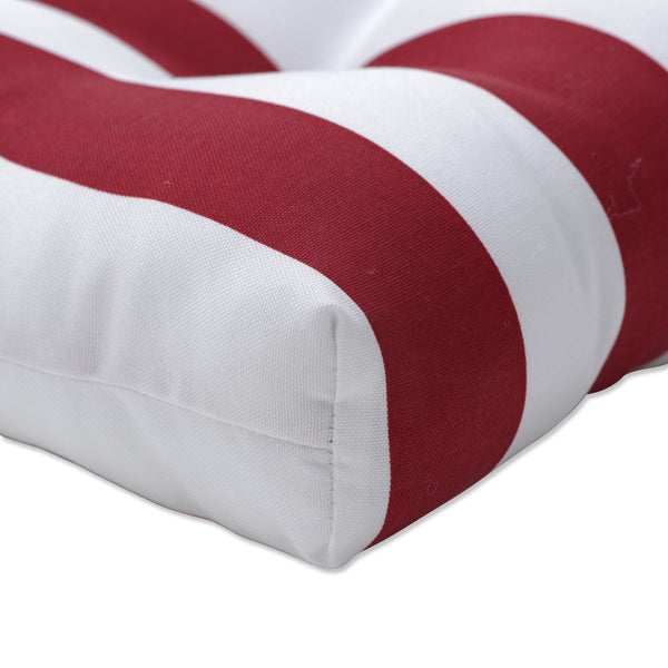 Pillow Perfect Midland Americana Wicker Loveseat Cushion