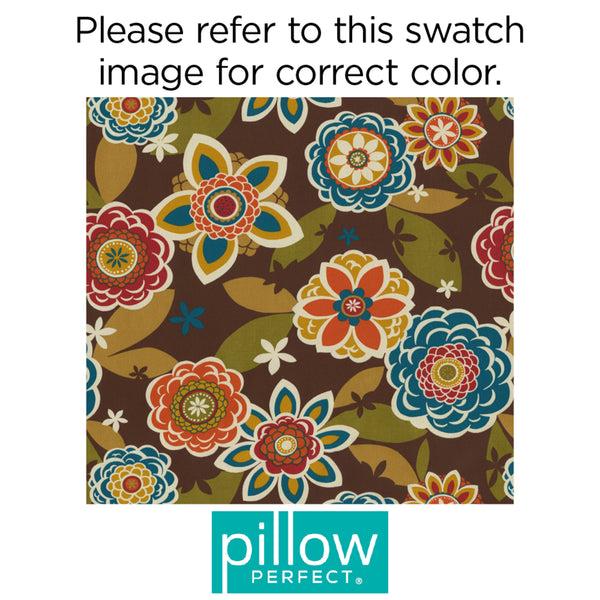 Pillow Perfect Outdoor/Indoor Annie Chocolate Fabric