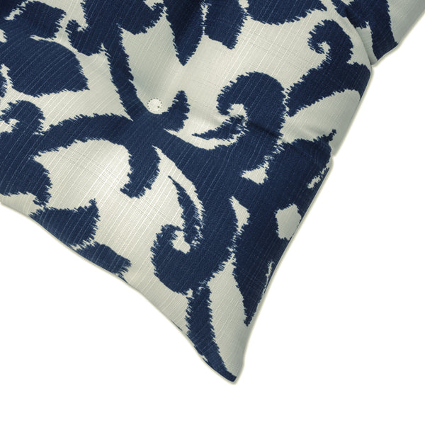 Pillow Perfect Outdoor/Indoor Basalto Navy Tufted Seat Cushions