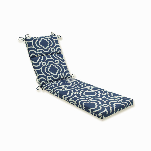 pillow perfect Outdoor/Indoor Carmody Navy Chaise Lounge Cushion