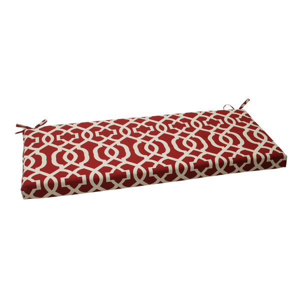 pillow perfect Outdoor/Indoor New Geo Red Bench Cushion