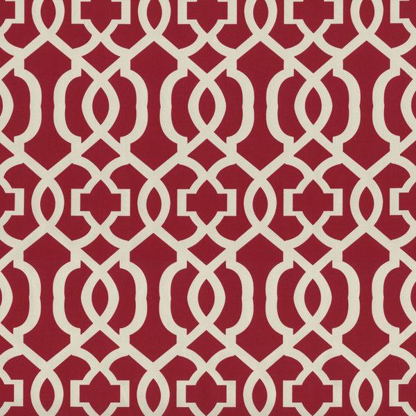 Pillow Perfect Outdoor/Indoor New Geo Red Deluxe Tufted Chairpad (Set Of 2)