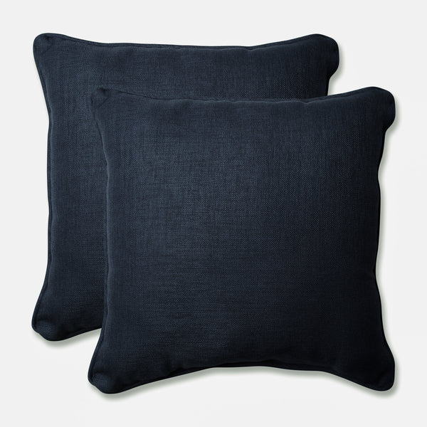 pillow perfect Outdoor/Indoor Rave Indigo 18.5-inch Throw Pillow (Set of 2)