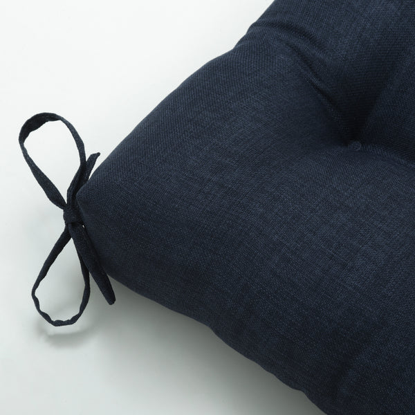 Pillow Perfect Outdoor/Indoor Rave Indigo 48" Blown Bench