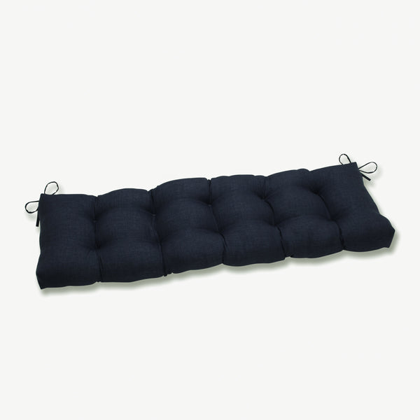pillow perfect Outdoor/Indoor Rave Indigo 56" Blown Bench