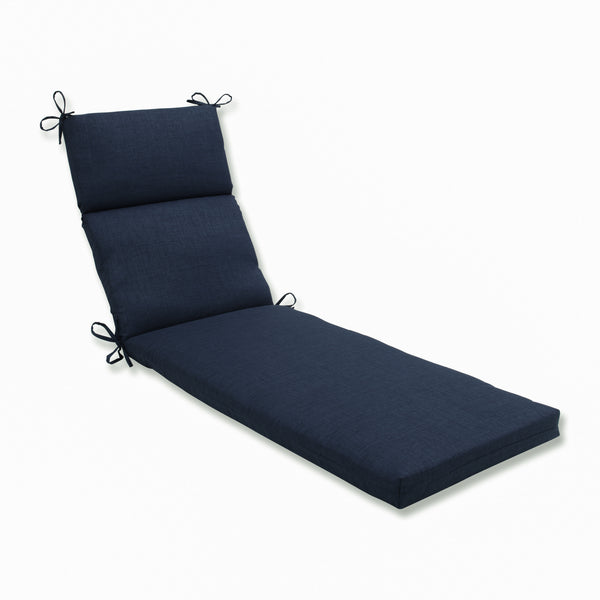 pillow perfect Outdoor/Indoor Rave Indigo Chaise Lounge Cushion