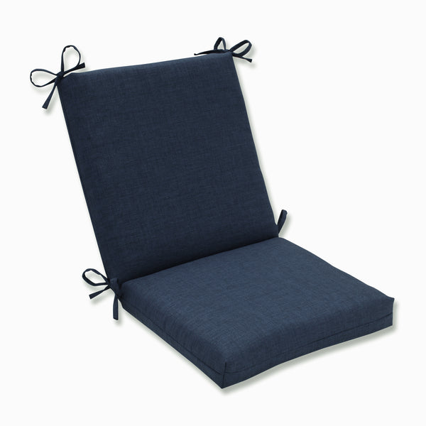 pillow perfect Outdoor/Indoor Rave Indigo Squared Corners Chair Cushion