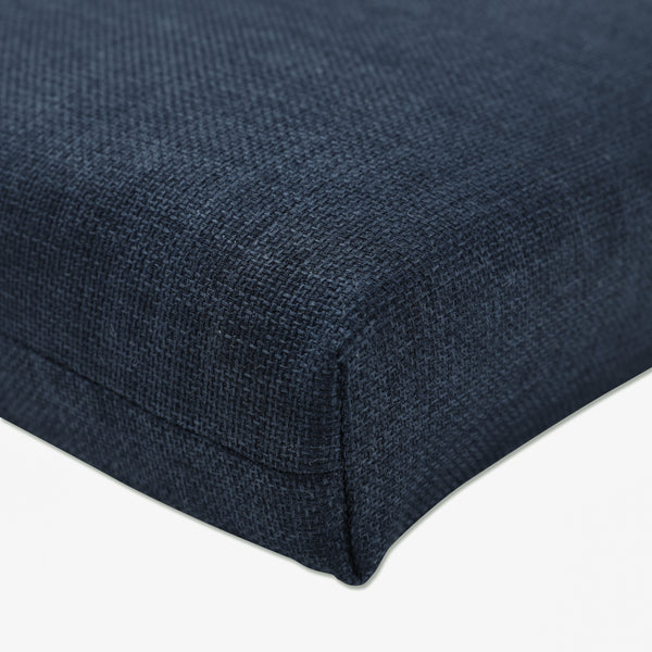 Pillow Perfect Outdoor/Indoor Rave Indigo Squared Corners Seat Cushion (Set Of 2)