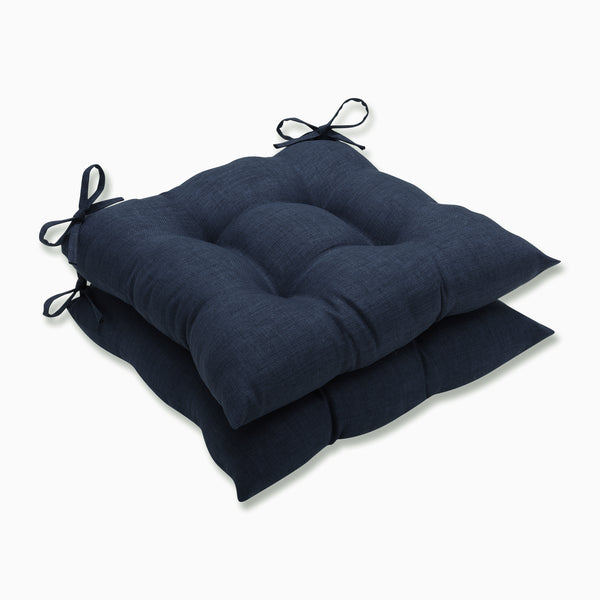 pillow perfect Outdoor/Indoor Rave Indigo Tufted Seat Cushions