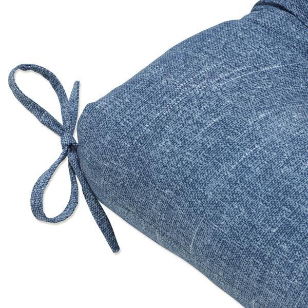 Pillow Perfect Outdoor/Indoor Tory Denim 48" Blown Bench