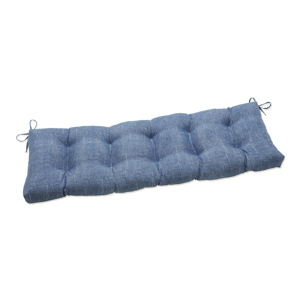 pillow perfect Outdoor/Indoor Tory Denim 60" Blown Bench